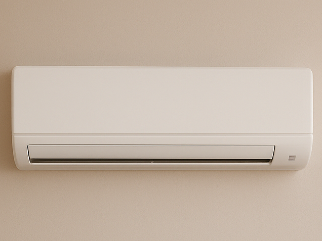 Système de climatisation réversible installé dans une pièce moderne