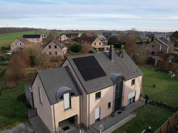 Maison témoin présentant les réalisations et chantiers terminés de l'entreprise